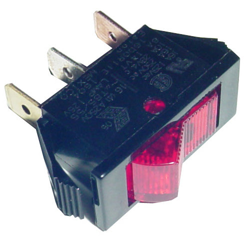 Rocker Switch Red Light