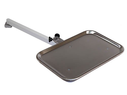 Rigid Arm Mounted Tray for Delivery Units