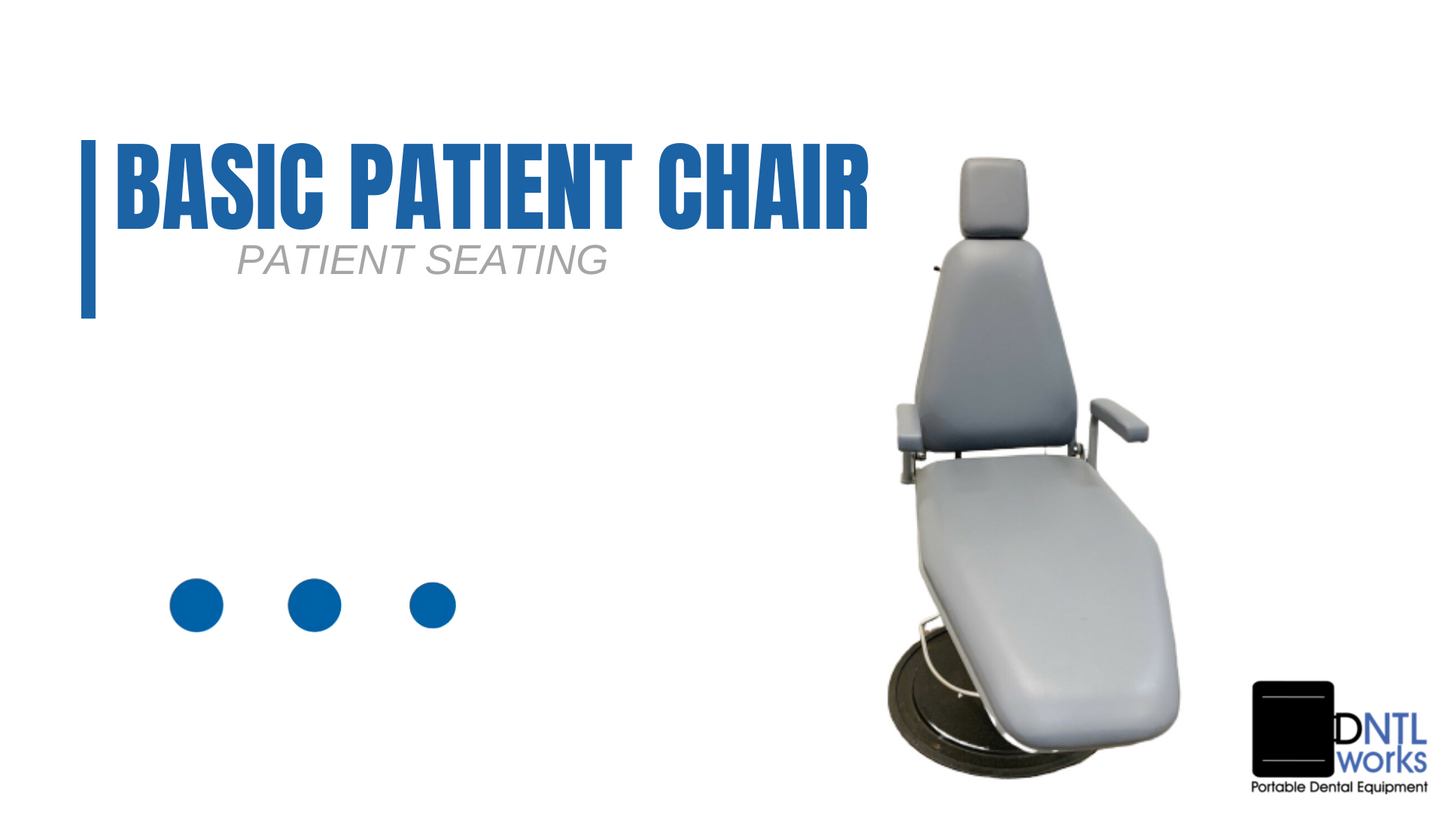 Basic Portable Patient Chair with Hydraulic Base