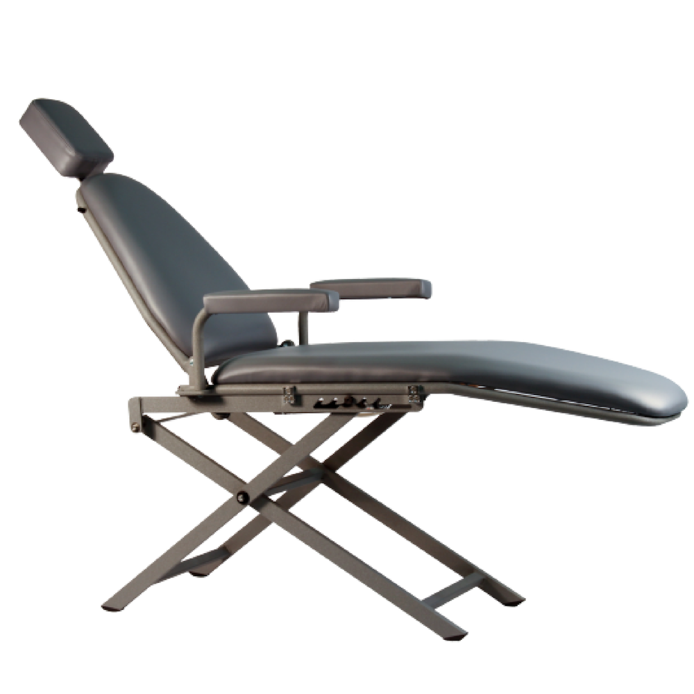 Basic Portable Patient Chair with Scissors Base