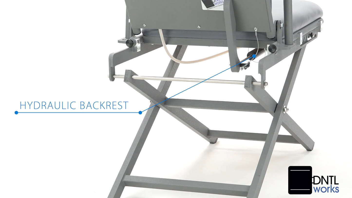 Basic Portable Patient Chair with Scissors Base