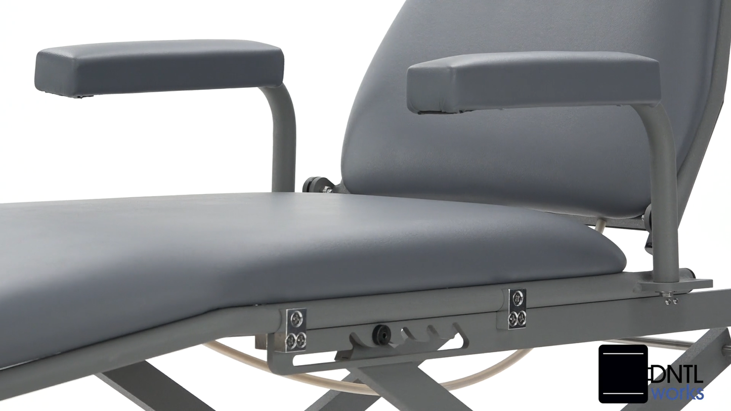 Basic Portable Patient Chair with Scissors Base