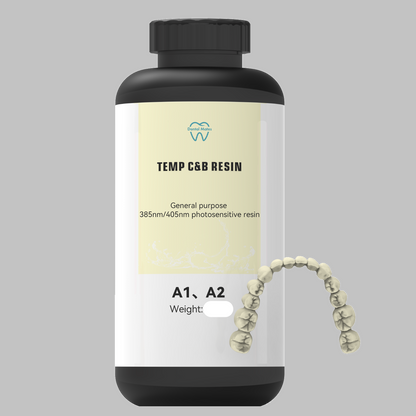 Reliable Temporary Crown & Bridge Resin for DLP and LCD Printers 500ml or 500grams