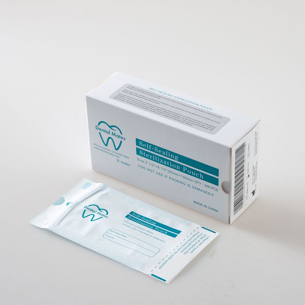 Self-Sealing Autoclave Sterilization Pouches 200pcs per box, 10 boxes/case for most sizes; 5 boxes/case 10 1/2x20"