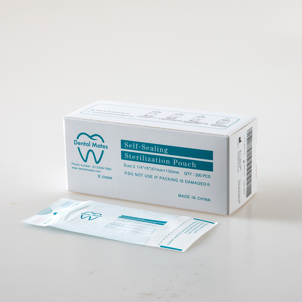 Self-Sealing Autoclave Sterilization Pouches 200pcs per box, 10 boxes/case for most sizes; 5 boxes/case 10 1/2x20"