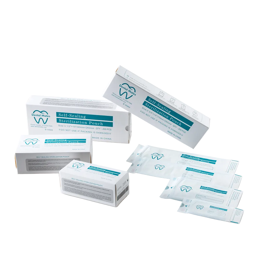 Self-Sealing Autoclave Sterilization Pouches 200pcs per box, 10 boxes/case for most sizes; 5 boxes/case 10 1/2x20"